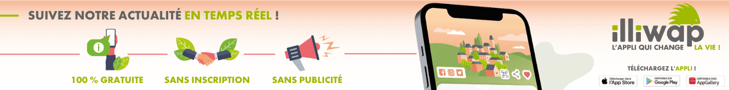 Bannière web de l'application Illiwap